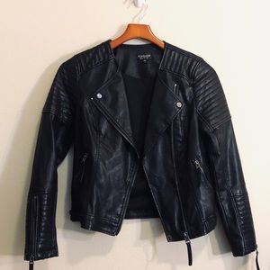 Top Shop Faux Leather Jacket